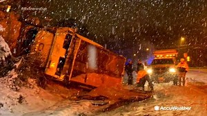 16K views · 111 reactions | The biggest snow storm of the season so far knocked out power to nearly 200,000 customers and killed 10 people. Here are the highlights: | AccuWeather | Facebook