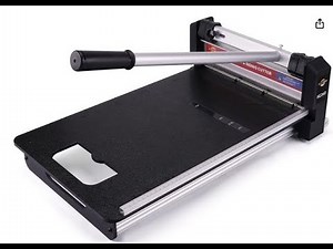 Komsepor Laminate Flooring Cutter for LVP, WPC, SPC, LVT, VCT, PVC and Vinyl Plank open box review
