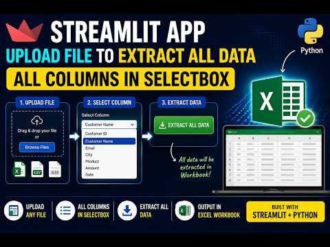 Build an Excel Workbook & Worksheet Splitter Tool Using Python Streamlit | Real-World Project.