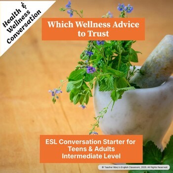 Health | Fake Wellness Tips? | ESL Speaking Activities | Teens & Adult | Inter.