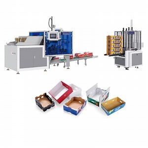 [Hot Item] Automatic Multi-Functional Carton Paper Fruit Box Making Machine