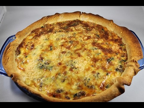 Sausage and Spinach Quiche