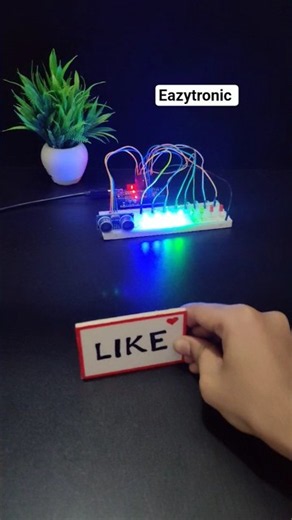 Distance Indicator Using Arduino Uno #distance #distanceindicator #eazytronic #arduinoproject #diy