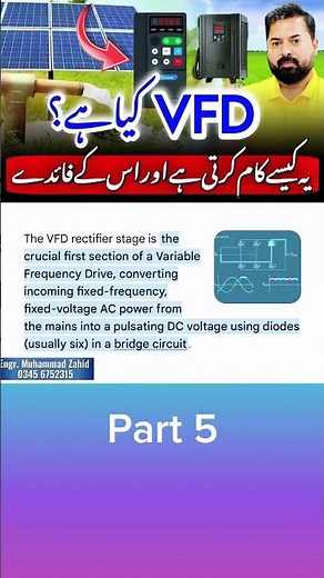 Part 5 | What is VFD? (Variable Frequency Drive) | It’s Benefits and Usage | VFD Basic Principle