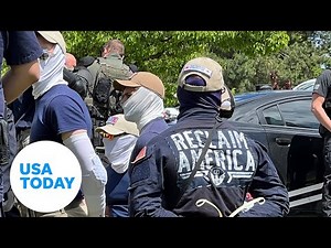 Members of white supremacist group arrested at Idaho Pride event | USA TODAY