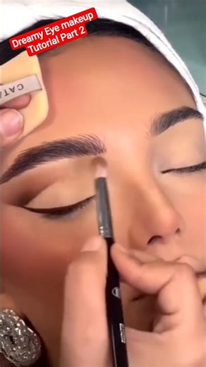 luv ❤️ Letter 💌✉️ Beauty Dreamy Eye makeup Tutorial Part 2 #youtubeshorts #fashion #trending #shorts