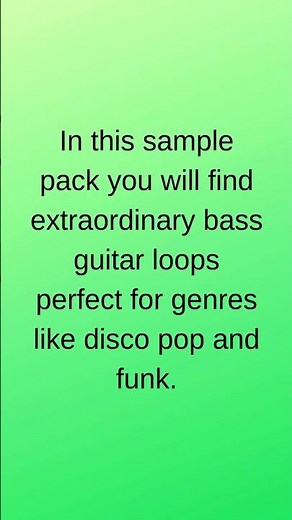 Bass Guitar Loops | Bass Sample Pack | Royalty Free Sample Pack