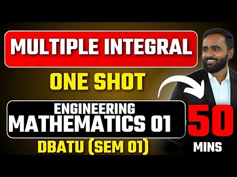 Multiple Integral|One Shot|Dbatu|Engineering Mathematics 1|Pradeep Giri Sir
