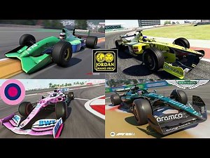 Evolution of Jordan to Aston Martin in Codemasters F1 Games | 1991 - 2025