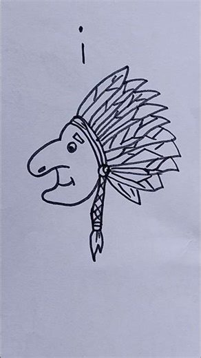 Tribal Warrior Drawing #youtubeshorts #shortvideo #shortsfeed #shorts #shortsdrawing