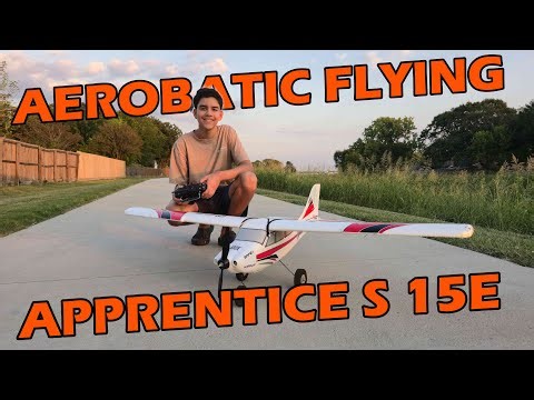 aerobatic flying with the Eflite Apprentice S 15e