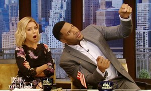 176K views · 3.2K reactions | Michael Strahan blames his friend for his car flipping over onto its roof. Frenchy's Chicken | Live with Kelly and Mark | Facebook