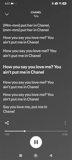 Chanel Tyla ‪@Tylaofficial‬ #songlyrics #fypシ゚viral