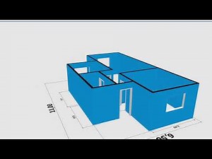 plan de maison 2 chambres
