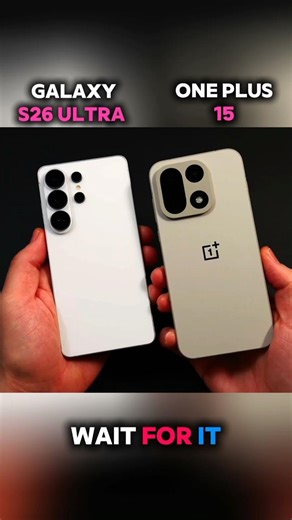☠️⚡Samsung Galaxy S26 Ultra Vs One Plus 15 🚀 Boot-Up Speed Test!! #samsung #oneplus #shorts
