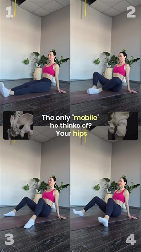 Hip mobility = happy body ✨ When your hips move well, everything feels better — your lower back, knees, posture, even your core strength. Tight hip flexors and weak glutes can limit range of motion and create daily tension. This full-body mobility flow helps: 🔥 Open tight hips 🔥 Activate glutes & deep core 🔥 Improve flexibility & joint stability 🔥 Reduce stiffness from sitting Fluid hips = stronger workouts, smoother movement, pain-free life. 👉 Ready to move freely again? Get the full guide