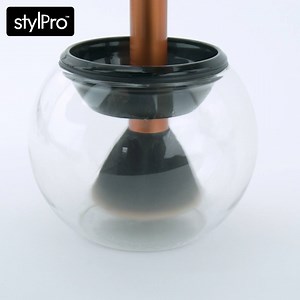 The StylPro Makeup Brush Cleaner and Dryer is designed to clean and dry all makeup brush types in seconds, leaving brushes clean and ready to use straight away. Available NOW: http://www.salonsdirect.com/stylpro-makeup-brush-cleaner-and-dryer | Salons Direct