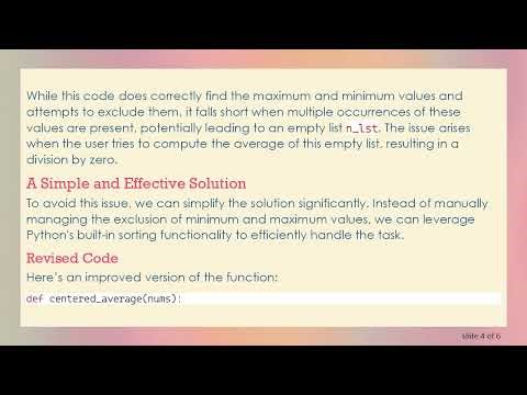 How to Fix ZeroDivisionError When Calculating Centered Average in Python