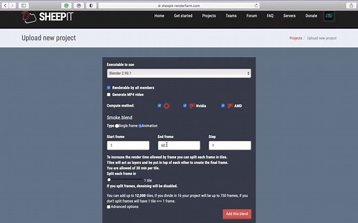 Blender免费渲染农场SheepIt Renderfarm使用教程