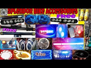 splendor modification||Splendor Pcr Light|splendor New Accessories
