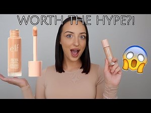 Honest E.L.F. Halo Glow Liquid Filter Review and Try On!