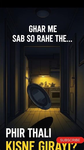 Raat Ke 2 Baje Kitchen Se Thali Giri… Ghar Me Kaun Tha | Horror short