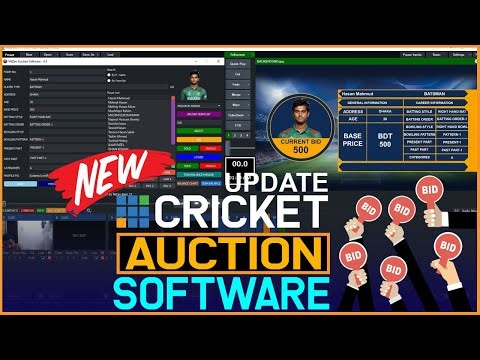 vMix Cricket Auction Software Setup & Features | Cricket Draft App