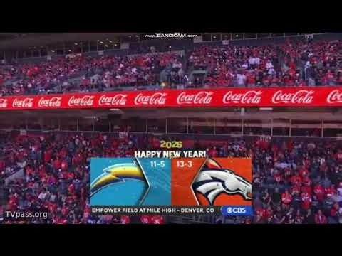 NFL Football on CBS intro LAC at DEN
