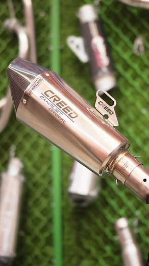 Indonesian Brand Creed Exhaust Original for Bikes