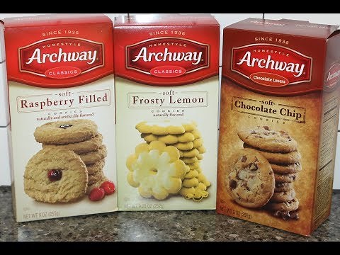 Archway Classics Soft Cookies: Raspberry Filled, Frosty Lemon & Chocolate Chip Review