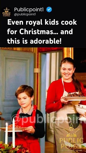 Princess Estelle & Prince Oscar Cook Christmas Dishes at the Palace