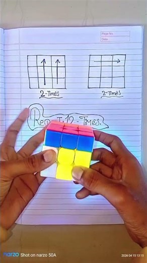3x3 Rubik cube solve easy method 🫵💯😱