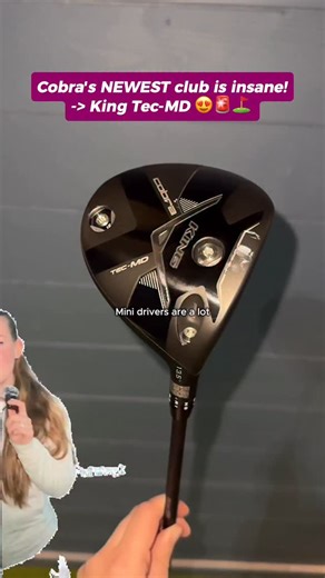 GolfMagic Equipment on Instagram: "Anyone else obsessed with clean looking mini drivers?!😍 I’ve been such a fan of Cobra drivers over the last few years so the King Tec-MD is so far up my street 👌🏼 And to say this thing is fast would be an understatement. It’s barely falling behind my standard driver ball speeds with that 12g weight moved forwards 🏎️ This thing is an absolute weapon 😅 #golf #golfequipment #minidriver #kingtecmd #golfreviews"