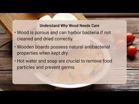 How To Safely Clean Wooden Cutting Boards?
