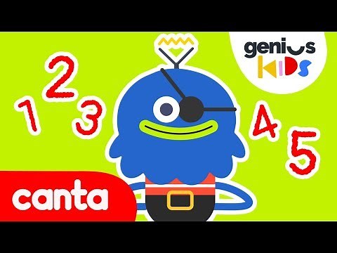 Aprende los números | Canciones infantiles | El pirata Barbapalo