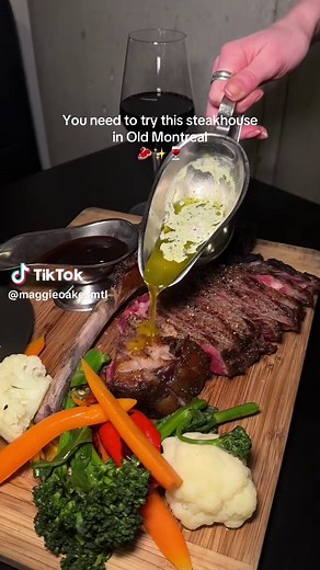 Une cuisson parfaite, une viande juteuse, et une présentation qui fait saliver 🔥🥩 — beau à voir, meilleur à savourer. Réservez votre table. - Perfectly seared, juicy, and plated to perfection 🔥🥩 — our steak is a feast for the eyes and the taste buds. Book your table now. #mtl #montreal #mtlrestaurant #mtlfoodie #mtlfood #montrealtiktok #steakhouse