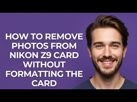 How to Remove Photos From Nikon Z9 Card Without Formatting The Card - GUIDE!