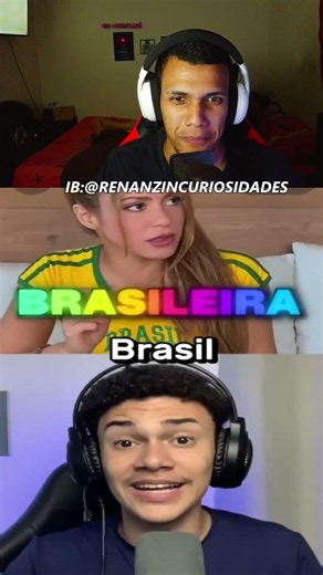 SHAKIRA’S SONG BRAZILIAN VERSION! 😱🎶 CRED @RenanzinCuriosidades