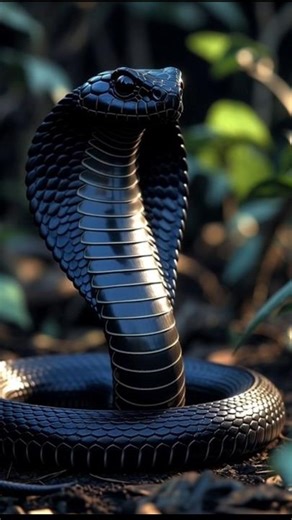 This snake doesn’t chase humans… but one mistake can be deadly 🐍Black Cobra facts you must know! 😱