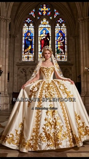 Baroque Splendour - Princess Ballgown Wedding Dress | Fairytale Bridal 2026 #Shorts