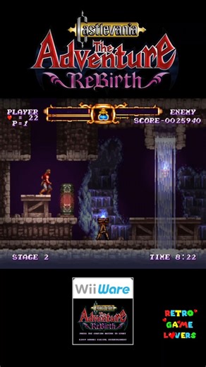 Castlevania: The Adventure ReBirth! #wiiware