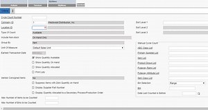 Generating a Cycle Count Report - Inventory - Epicor P21 Knowledge On Demand