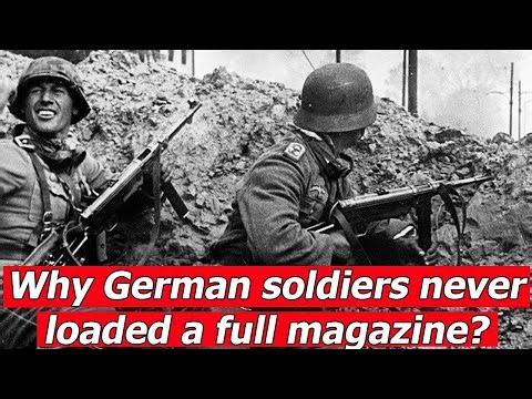 Why German soldiers never loaded a full magazine?