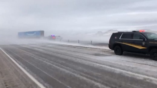 HIGH WINDS: Wyoming Highway Patrol released this video saying: "We are experiencing severe winds across the state with multiple closures in effect. Currently, south of Cheyenne on I-25, we are having 70 mph winds causing multiple slide-offs and overturned vehicles." CURRENT WEATHER: https://kutv.com/weather | KUTV 2News