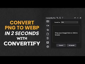 Convert PNG to WEBP offline in 2 seconds with Convertify for Windows