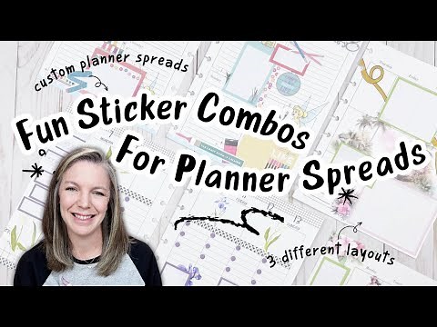 Fun Sticker Combos for Planner Spreads | Creative Sticker Mashups