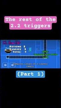 ALL 2.2 TRIGGERS! (PART 1) #shorts