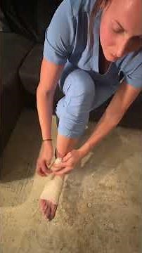 How to Wrap you Ankle using ACE Wrap Elastic Bandage