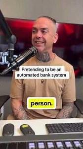 Pretending to be an automated bank system 🤣 #thejubalshow #prank #fyp #funny #ai