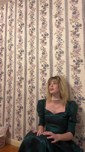 My vintage 80s prom dress #80shair #80saesthetic #80s #fyp #vintage